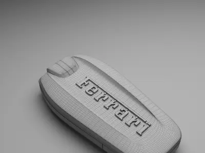 Ferrari car key 3D model