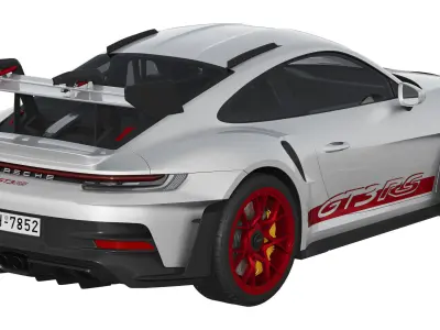 Porsche 911 GT3 RS 2022 3D model