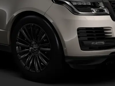 Range Rover Autobiography Hybrid L405 2018 3D model