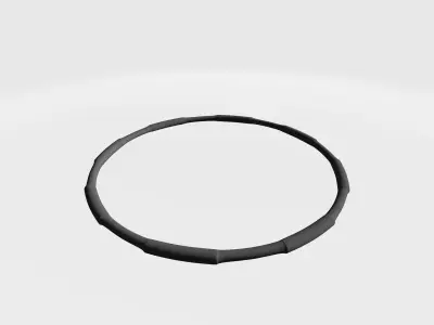 Hula hoop 3D print model