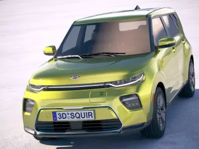 Kia Soul EV 2020 3D model