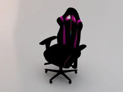 Gaming Chair 06 Low-poly 3D model