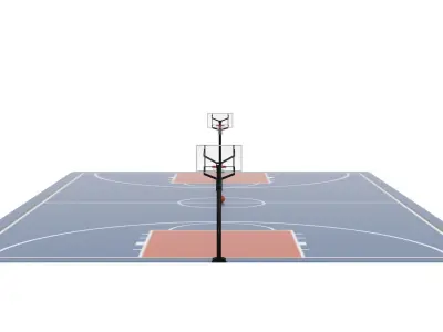 Basketball Court 3D model