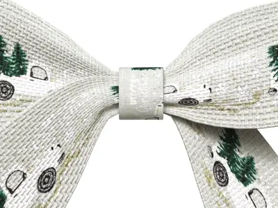 Christmas Bow Ribbon 75 Low-poly 3D model