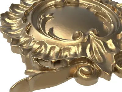 decorative pattern ready for 3D printing 3D model 21