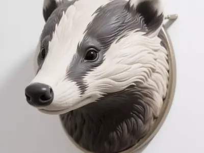 badger 3D print model