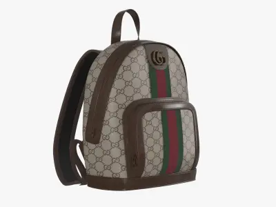 Ophidia GG small backpack--Gucci bag 3D model