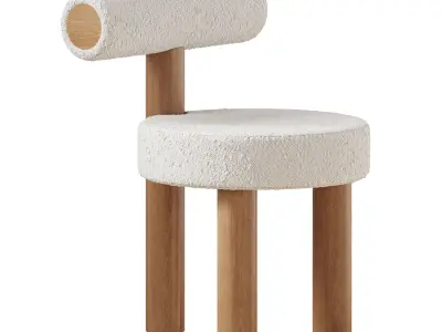 Freddo Dining Chair 3D model