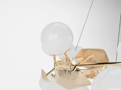 Boca Do Lobo Hera Round II Chandelier 3D model