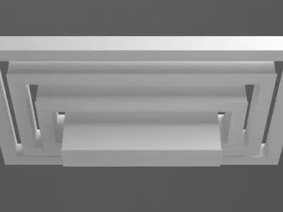Box Chandelier 3D model