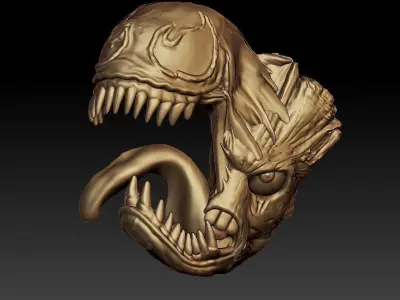 Venom Groot 3D print model