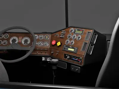 Freightliner FLD Semi Truck 3D model