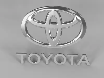 Toyota logo  3D model