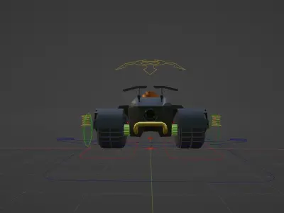 car batman 3D model