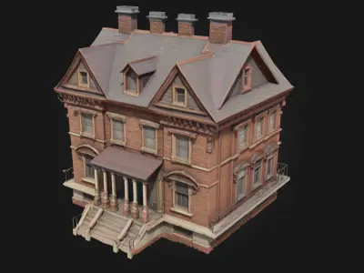 Victorian Elegance  Refined Architecture from a Regal Era 3D model