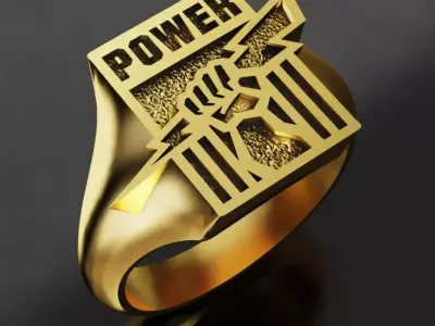 Port Adelaide Power Australia Football Fans 3D print model  3D print model