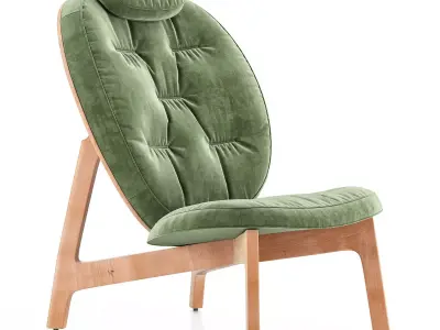 ZEITRAUM Chair Low-poly 3D model