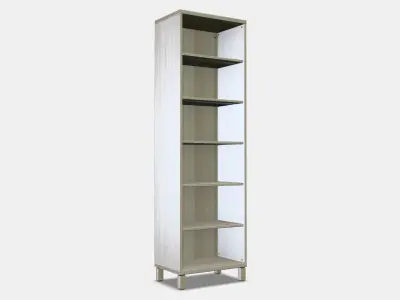 BESTA Cabinet unit 3 Low-poly 3D model