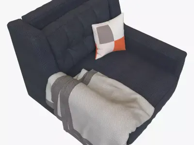 Crosby armchair  3D model