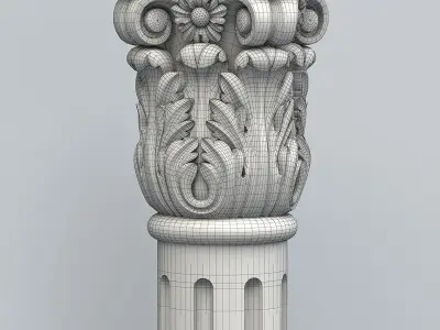 Column 001 3D model
