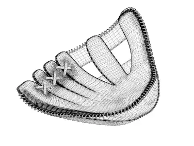 Baseball Glove 3D model