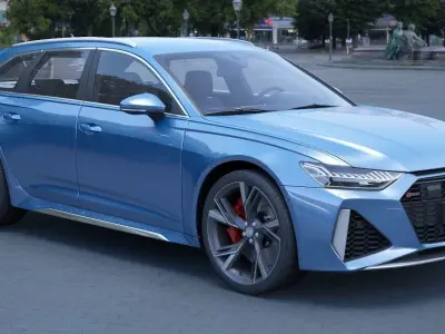 Audi RS6 C8 Avant 2019 3D model