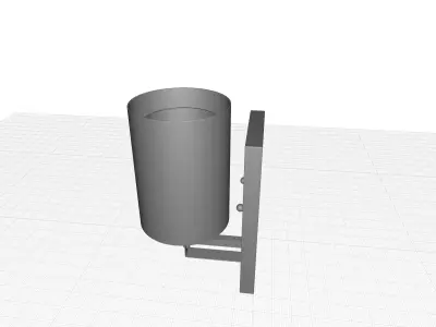 Coro Jotham Armed Sconce - 2 Colour Free 3D model