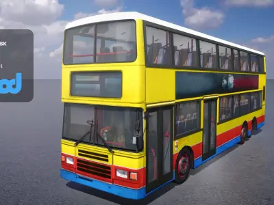 Hk Doubledeck 003 3D model