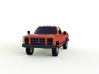 DODGE RAM D250 1989 TRUCK 3D print model