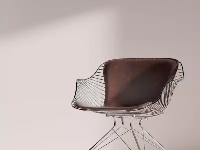 HQ Overgaard and Dyrman Wire Lounge Chair 3D model