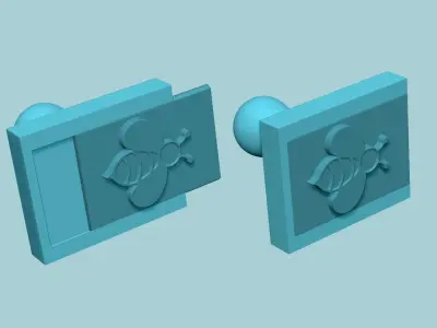 Stamp 41 - Bee - Fondant Decoration Maker Toy 3D print model