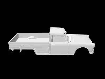 Peugeot 404 Pickup 3D print model