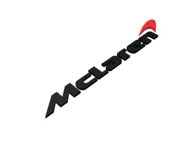 MClaren logo Low-poly 3D model