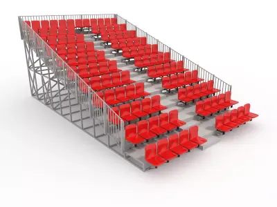 Bleachers 6 3D model