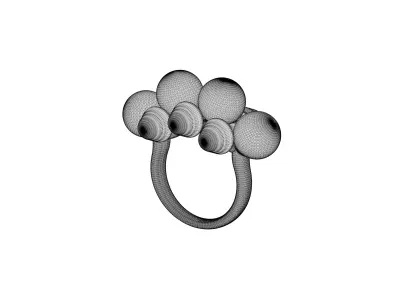 CLASH - RING - EXTRA LARGE 3D print model