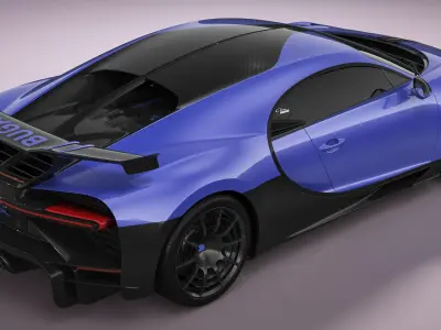 Bugatti Chiron Pur Sport 3D model