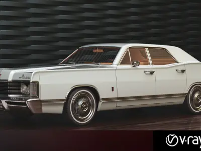 Mercury park Lane 1968 3D model