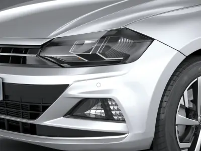 Volkswagen Polo Virtus 2018-2020 3D model