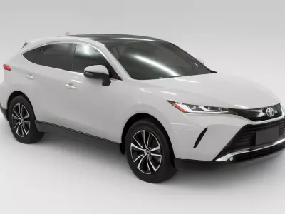 Toyota Harrier hybrid 2021 3D model