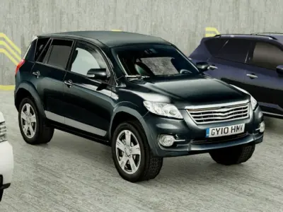 15 Low Poly SUVs Low-poly 3D model