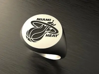 Miami Heat Ring NBA Fans 3D print model