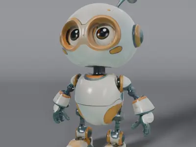mini robot  3D model