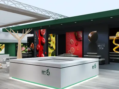 stall Low-poly 3D model shop
