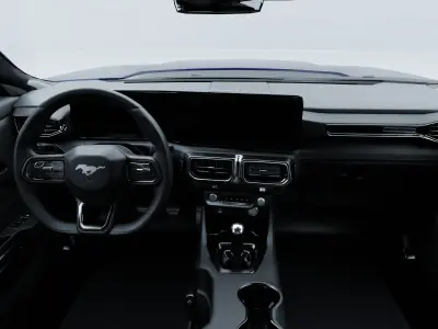 Ford Mustang 2024 with interior 3D model