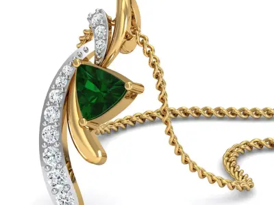 Diamond Locket Set 3D print model 23