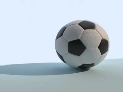 Classic Soccer Ball - Football Free low-poly 3D model