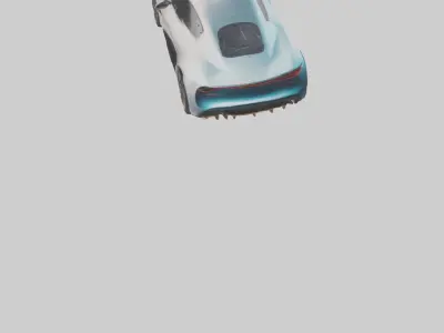 Electric Luxury Sports Car model 3D model