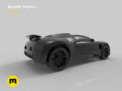 Bugatti Veyron 3D print model