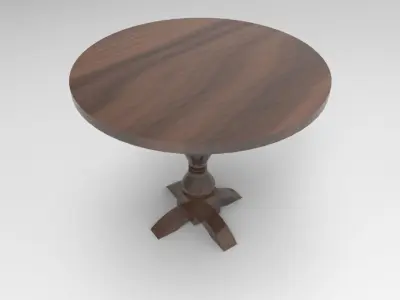 Decoration Table Low-poly 3D model