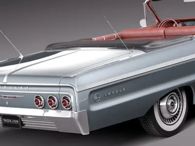 Chevrolet Impala Convertible CG 1964 3D model